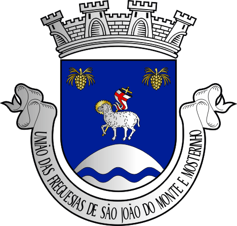 Brasão da União das freguesias de São João do Monte e Mosteirinho - São João do Monte and Mosteirinho civil parishes union coat-of-arms