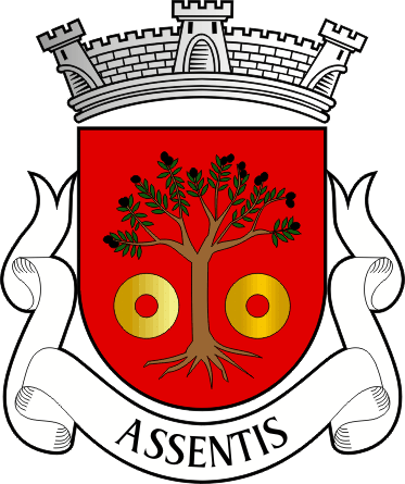 Brasão da freguesia de Assentis - Assentis civil parish, coat-of-arms