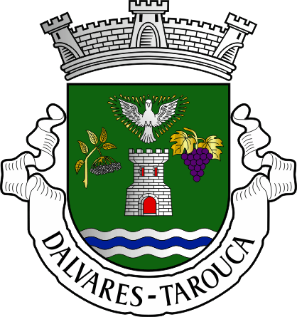 Brasão da antiga freguesia de Dalvares - Dalvares former civil parish, coat-of-arms Brasão da antiga freguesia de Dalvares - Dalvares former civil parish, coat-of-arms