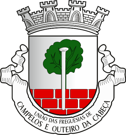 Brasão da União das freguesias de Campelos e Outeiro da Cabeça - Campelos and Outeiro da Cabeça civil parishes union, coat-of-arms
