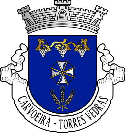 Brasão da antiga freguesia de Carvoeira - Carvoeira former civil parish, coat-of-arms Brasão da antiga freguesia de Carvoeira - Carvoeira former civil parish, coat-of-arms
