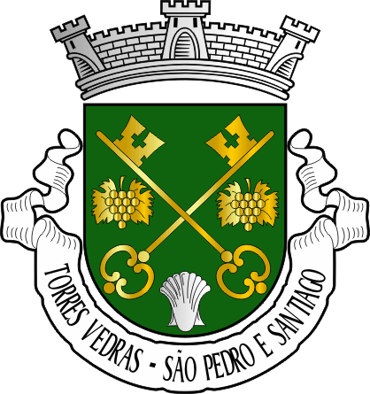 Brasão da antiga freguesia de Torres Vedras (São Pedro e Santiago) - Torres Vedras (São Pedro and Santiago) former civil parish, coat-of-arms