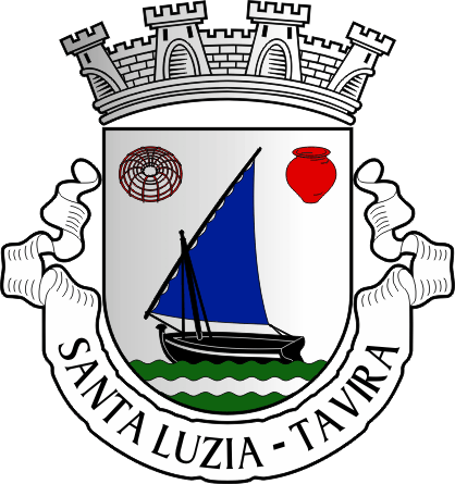 Brasão da freguesia de Santa Luzia - Santa Luzia civil parish, coat-of-arms