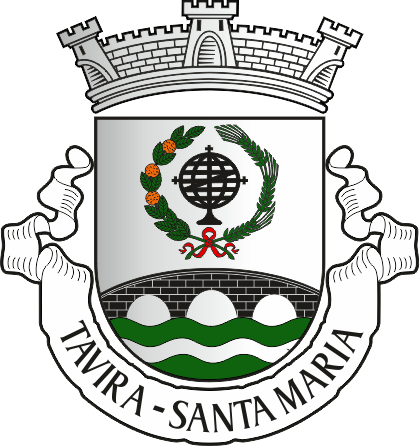 Brasão da antiga freguesia de Tavira (Santa Maria) - Tavira (Santa Maria) former civil parish, coat-of-arms Brasão da antiga freguesia de Tavira (Santa Maria) - Tavira (Santa Maria) former civil parish, coat-of-arms