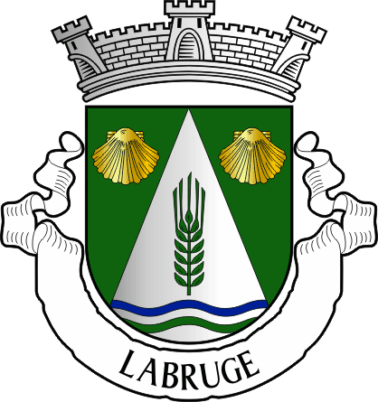 Brasão da freguesia de Labruge - Labruge civil parish, coat-of-arms Brasão da freguesia de Labruge - Labruge civil parish, coat-of-arms