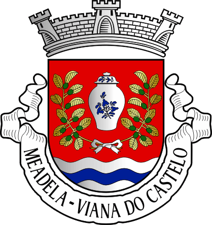 Brasão da antiga freguesia de Meadela - Meadela former civil parish, coat-of-arms Brasão da antiga freguesia de Meadela - Meadela former civil parish, coat-of-arms