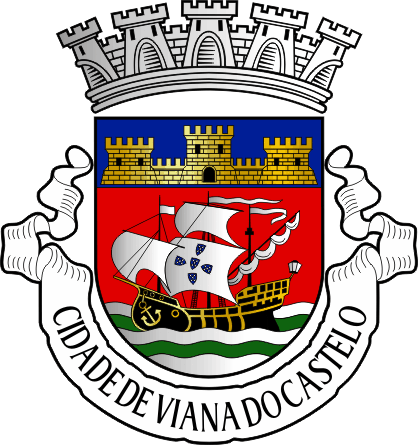 Brasão do Município de Viana do Castelo - Viana do Castelo municipal coat-of-arms