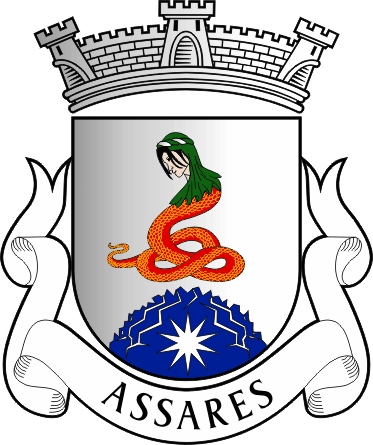Brasão da antiga freguesia de Assares - Assares former civil parish, coat-of-arms Brasão da antiga freguesia de Assares - Assares former civil parish, coat-of-arms