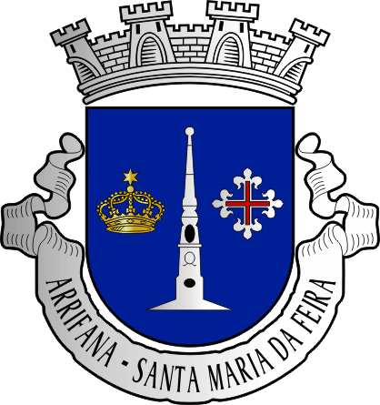 Brasão da freguesia de Arrifana - Arrifana civil parish, coat-of-arms