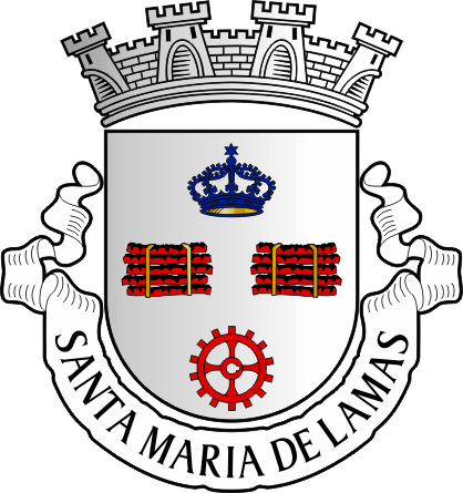 Brasão da freguesia de Santa Maria de Lamas - Santa Maria de Lamas civil parish, coat-of-arms