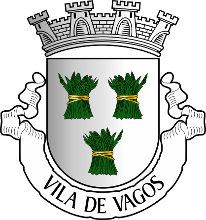 Brasão do Município de Vagos - Vagos municipal coat-of-arms Brasão do Município de Vagos - Vagos municipal coat-of-arms