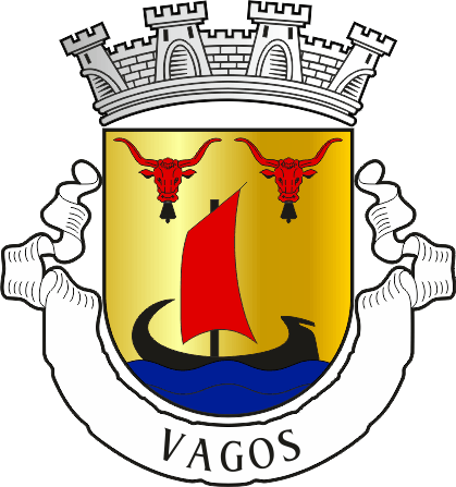 Brasão do Município de Vagos - Vagos municipal coat-of-arms Brasão do Município de Vagos - Vagos municipal coat-of-arms