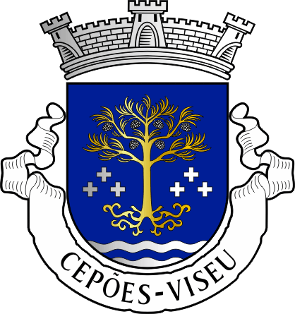 Brasão da antiga freguesia de Cepões - Cepões former civil parish, coat-of-arms