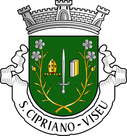 Brasão da antiga freguesia de São Cipriano - São Cipriano former civil parish, coat-of-arms