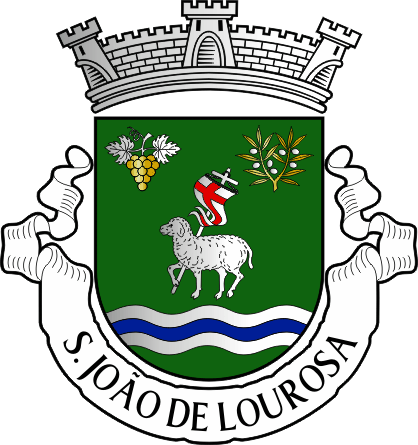 Brasão da freguesia de São João de Lourosa - São João de Lourosa civil parish, coat-of-arms