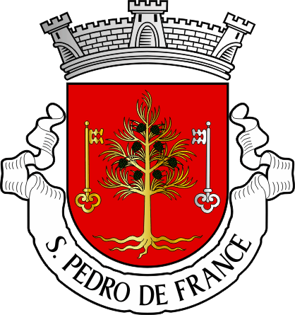 Brasão da freguesia de São Pedro de France - São Pedro de France civil parish, coat-of-arms
