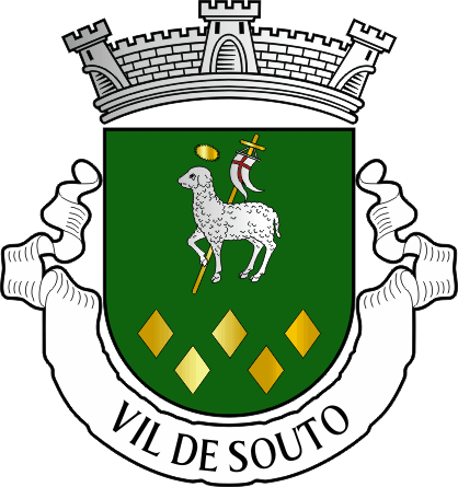 Brasão da antiga freguesia de Vil de Souto - Vil de Souto former civil parish, coat-of-arms Brasão da antiga freguesia de Vil de Souto - Vil de Souto former civil parish, coat-of-arms
