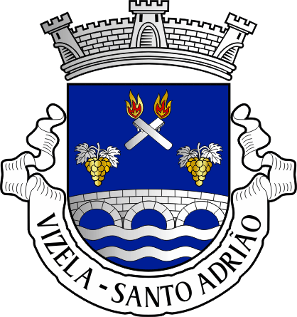 Brasão da freguesia de Vizela (Santo Adrião) - Vizela (Santo Adrião) civil parish, coat-of-arms Brasão da freguesia de Vizela (Santo Adrião) - Vizela (Santo Adrião) civil parish, coat-of-arms