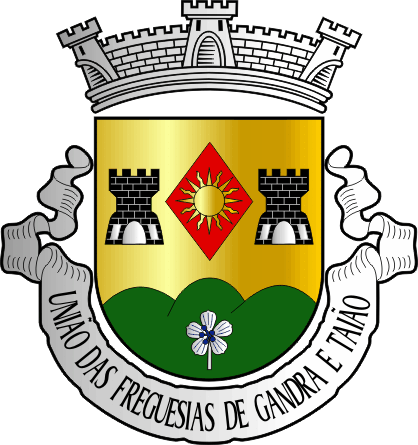 Brasão da União das freguesias de Gandra e Taião - Gandra and Taião civil parishes union coat-of-arms