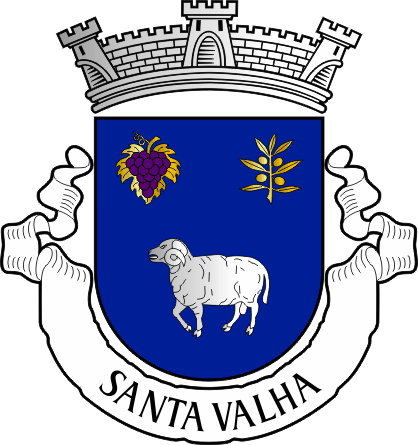 Brasão da freguesia de Santa Valha - Santa Valha civil parish, coat-of-arms