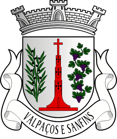 Brasão da Freguesia de Valpaços e Sanfins - Valpaços and Sanfins civil parish, coat-of-arms Brasão da Freguesia de Valpaços e Sanfins - Valpaços and Sanfins civil parish, coat-of-arms