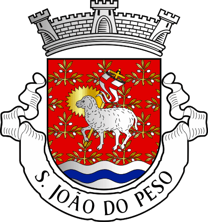 Brasão da freguesia de São João do Peso - São João do Peso civil parish, coat-of-arms Brasão da freguesia de São João do Peso - São João do Peso civil parish, coat-of-arms