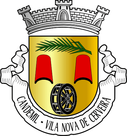 Brasão da antiga freguesia de Candemil - Candemil former civil parish, coat-of-arms Brasão da antiga freguesia de Candemil - Candemil former civil parish, coat-of-arms