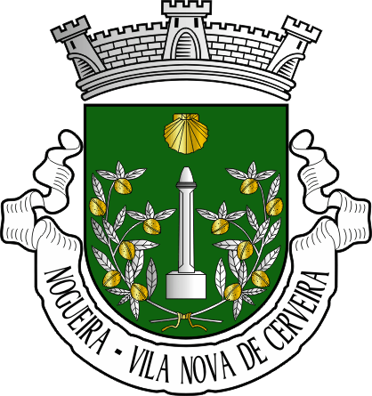 Brasão da antiga freguesia de Nogueira - Nogueira former civil parish, coat-of-arms