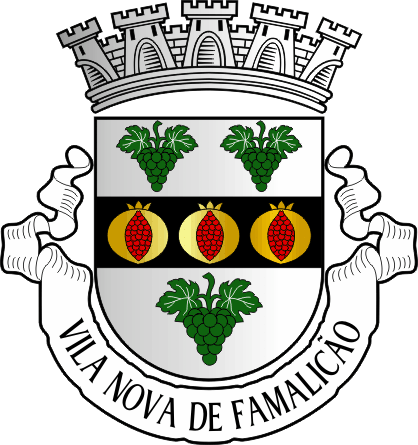 Brasão do Município de Vila Nova de Famalicão - Vila Nova de Famalicão municipal coat-of-arms Brasão do Município de Vila Nova de Famalicão - Vila Nova de Famalicão municipal coat-of-arms