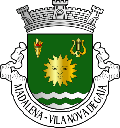 Brasão da freguesia de Madalena - Madalena civil parish, coat-of-arms