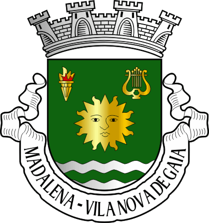 Brasão da freguesia de Madalena - Madalena civil parish, coat-of-arms