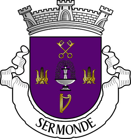 Brasão da antiga freguesia de Sermonde - Sermonde former civil parish, coat-of-arms Brasão da antiga freguesia de Sermonde - Sermonde former civil parish, coat-of-arms