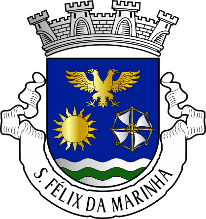Brasão da freguesia de São Félix da Marinha - São Félix da Marinha civil parish, coat-of-arms Brasão da freguesia de São Félix da Marinha - São Félix da Marinha civil parish, coat-of-arms