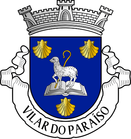 Brasão da antiga freguesia de Vilar do Paraíso - Vilar do Paraíso former civil parish, coat-of-arms Brasão da antiga freguesia de Vilar do Paraíso - Vilar do Paraíso former civil parish, coat-of-arms