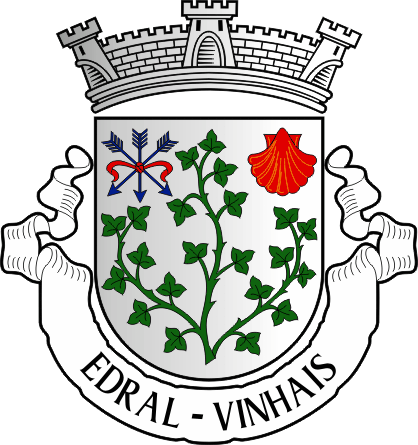 Brasão da freguesia de Edral - Edral civil parish, coat-of-arms