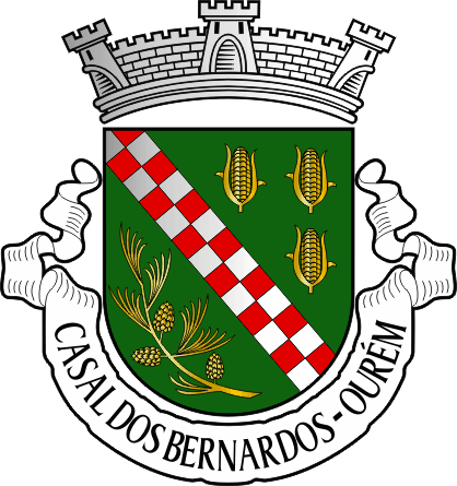 Brasão da antiga freguesia de Casal dos Bernardos - Casal dos Bernardos former civil parish, coat-of-arms Brasão da antiga freguesia de Casal dos Bernardos - Casal dos Bernardos former civil parish, coat-of-arms