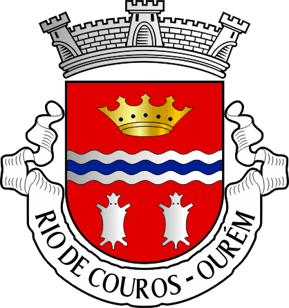 Brasão da antiga freguesia de Rio de Couros - Rio de Couros former civil parish, coat-of-arms