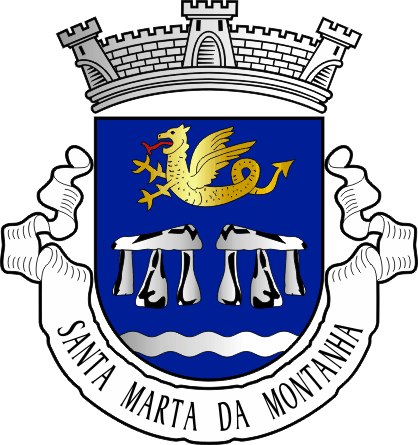 Brasão da antiga freguesia de Santa Marta da Montanha - Santa Marta da Montanha former civil parish, coat-of-arms Brasão da antiga freguesia de Santa Marta da Montanha - Santa Marta da Montanha former civil parish, coat-of-arms