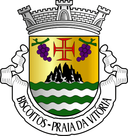Brasão da freguesia de Biscoitos - Biscoitos civil parish, coat-of-arms