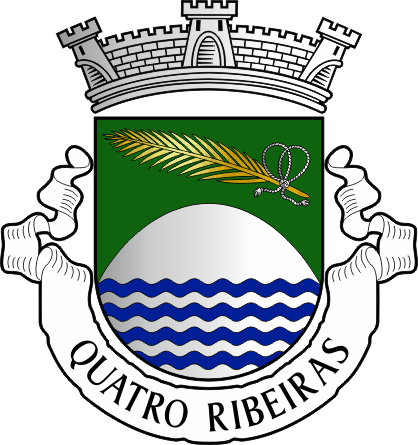 Brasão da freguesia de Quatro Ribeiras - Quatro Ribeiras civil parish, coat-of-arms