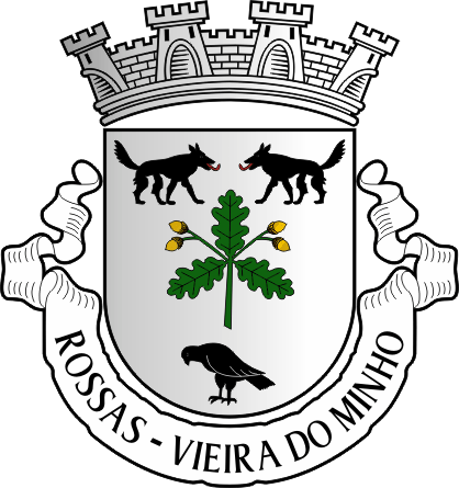 Brasão da freguesia de Rossas - Rossas civil parish, coat-of-arms Brasão da freguesia de Rossas - Rossas civil parish, coat-of-arms