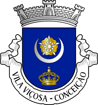 Brasão da antiga freguesia de Vila Viçosa (Conceição) - Vila Viçosa (Conceição) former civil parish, coat-of-arms