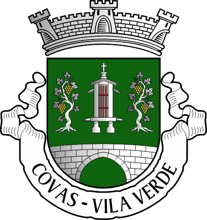 Brasão da antiga freguesia de Covas - Covas former civil parish, coat-of-arms Brasão da antiga freguesia de Covas - Covas former civil parish, coat-of-arms