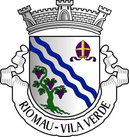 Brasão da antiga freguesia de Rio Mau - Rio Mau former civil parish, coat-of-arms Brasão da antiga freguesia de Rio Mau - Rio Mau former civil parish, coat-of-arms