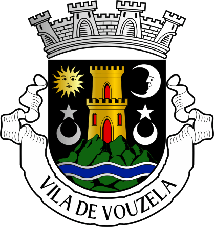Brasão do Município de Vouzela - Vouzela municipal coat-of-arms Brasão do Município de Vouzela - Vouzela municipal coat-of-arms