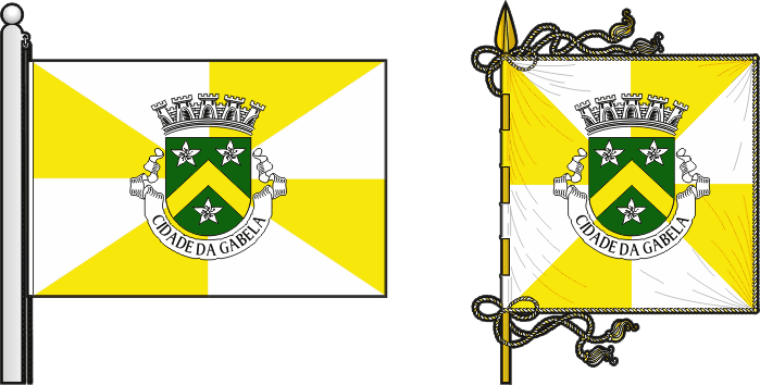 Bandeira e estandarte do Concelho de Amboim - Amboim municipal flag and banner Bandeira e estandarte do Concelho de Amboim - Amboim municipal flag and banner