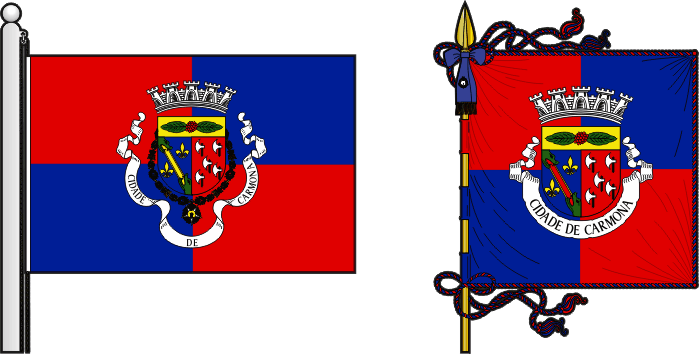 Bandeira e estandarte do Concelho de Uíge - Uíge municipal flag and banner Bandeira e estandarte do Concelho de Uíge - Uíge municipal flag and banner
