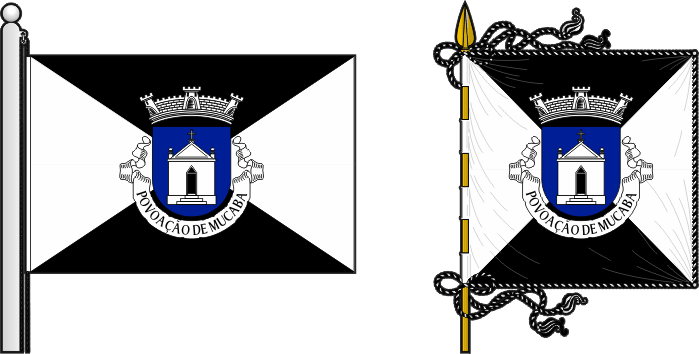 Bandeira e estandarte do Concelho de Quinzala - Quinzala municipality flag and banner Bandeira e estandarte do Concelho de Quinzala - Quinzala municipality flag and banner