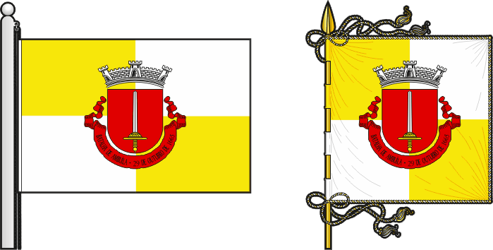 Bandeira e estandarte da circunscrição de Ambuíla - Ambuíla circuncription flag and banner Bandeira e estandarte da circunscrição de Ambuíla - Ambuíla circuncription flag and banner