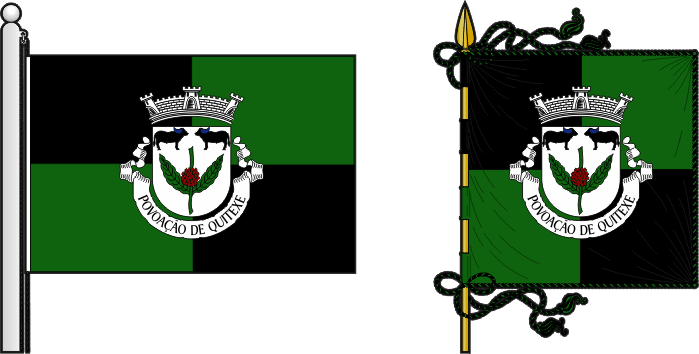 Bandeira e estandarte do Concelho de Dange - Dange municipal flag and banner
